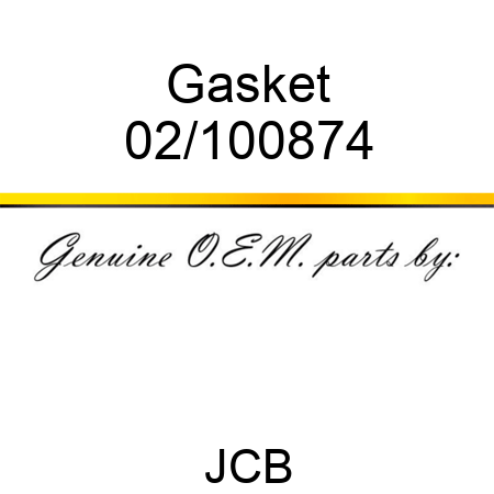 Gasket 02/100874