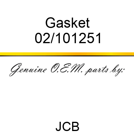 Gasket 02/101251