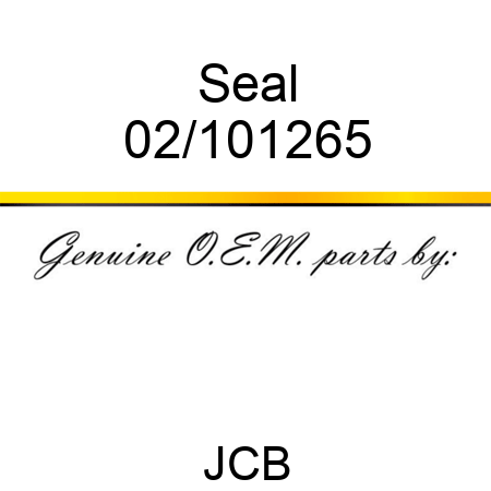 Seal 02/101265