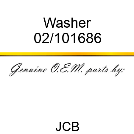 Washer 02/101686