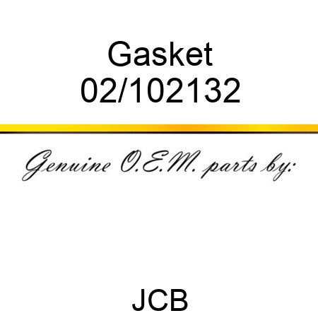 Gasket 02/102132