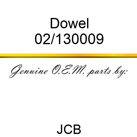 Dowel 02/130009