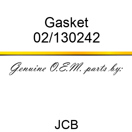 Gasket 02/130242