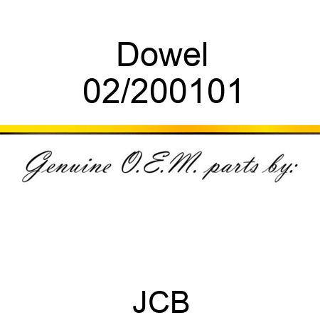 Dowel 02/200101