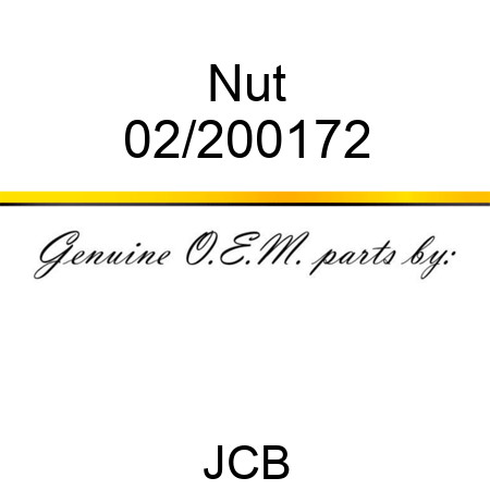 Nut 02/200172