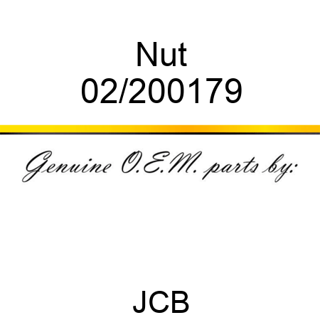 Nut 02/200179
