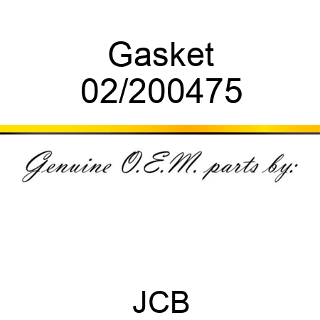 Gasket 02/200475