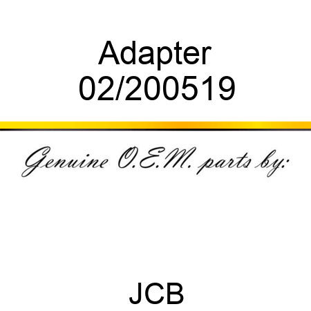 Adapter 02/200519