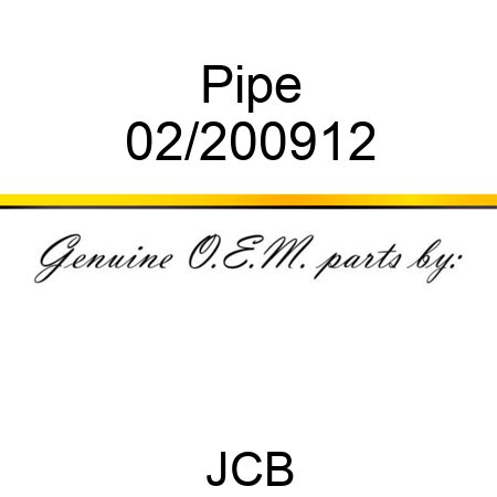 Pipe 02/200912