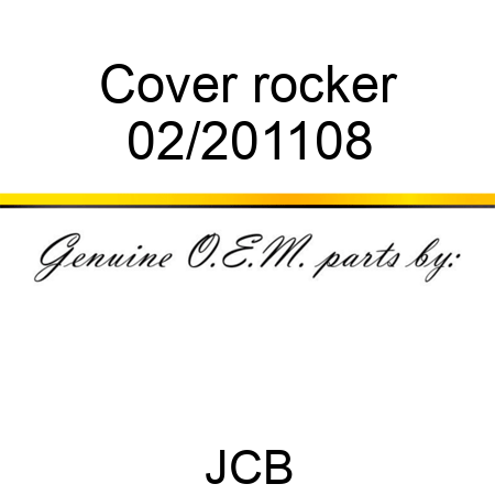 Cover, rocker 02/201108