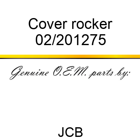 Cover, rocker 02/201275