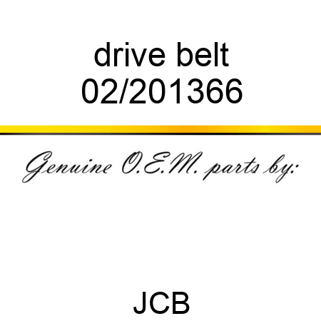 drive belt 02/201366