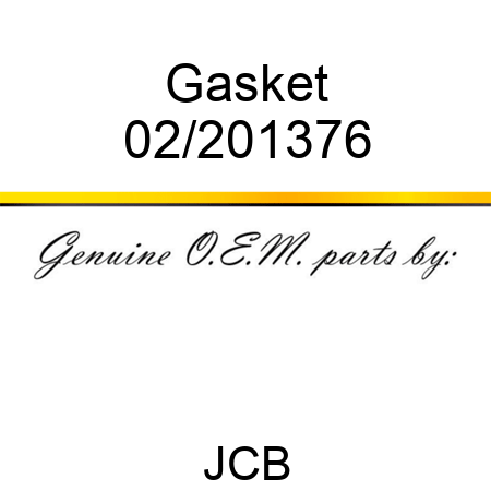 Gasket 02/201376