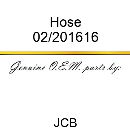 Hose 02/201616