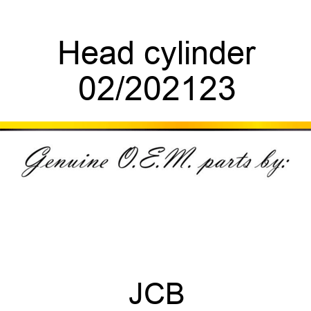Head, cylinder 02/202123