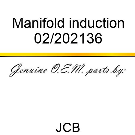 Manifold, induction 02/202136