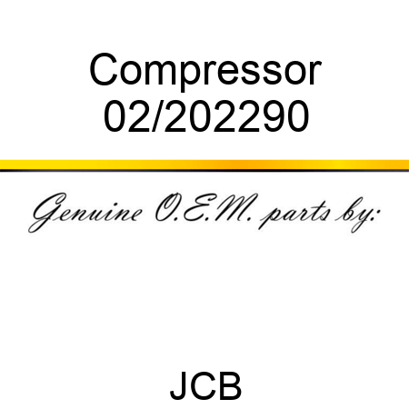 Compressor 02/202290