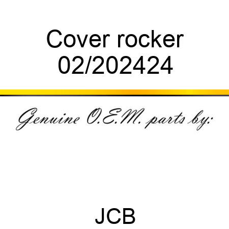 Cover rocker 02/202424