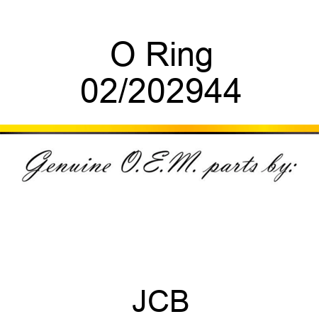 O Ring 02/202944