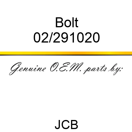 Bolt 02/291020