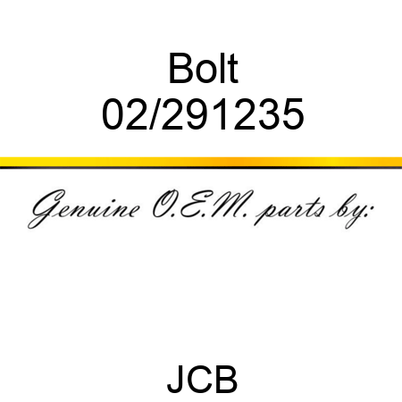 Bolt 02/291235