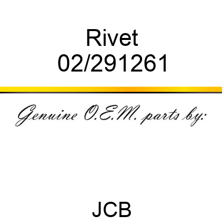 Rivet 02/291261