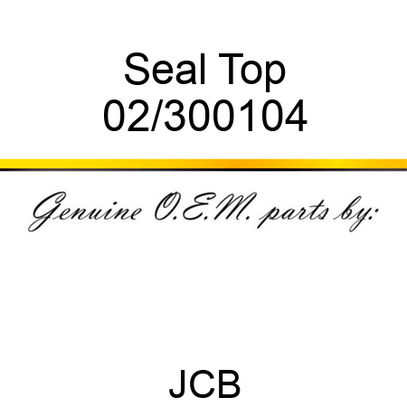 Seal, Top 02/300104