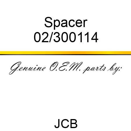 Spacer 02/300114