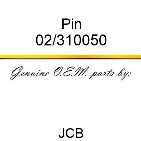 Pin 02/310050