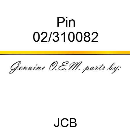 Pin 02/310082