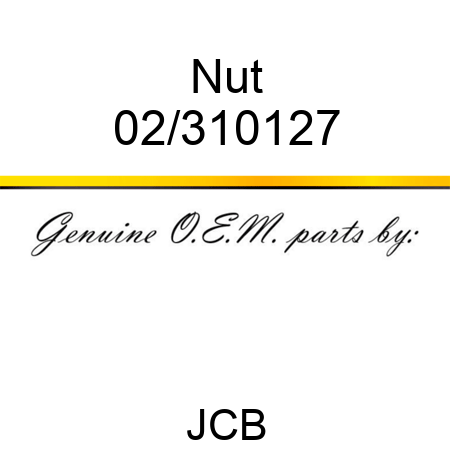Nut 02/310127
