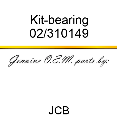 Kit-bearing 02/310149