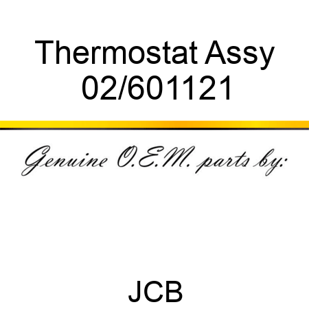 Thermostat, Assy 02/601121