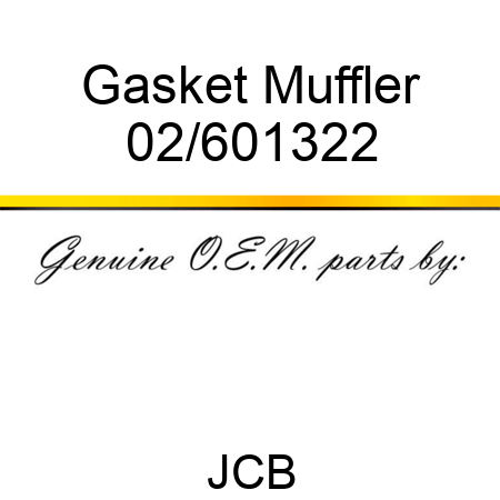 Gasket, Muffler 02/601322