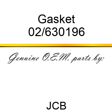 Gasket 02/630196