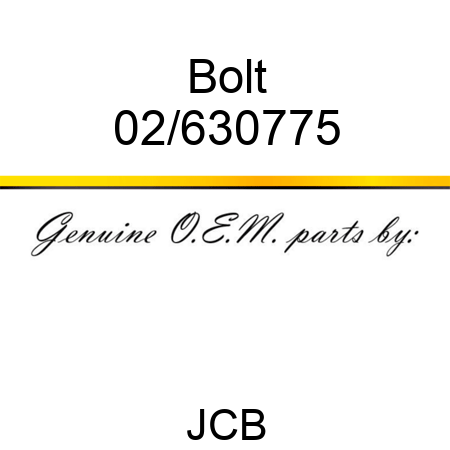 Bolt 02/630775