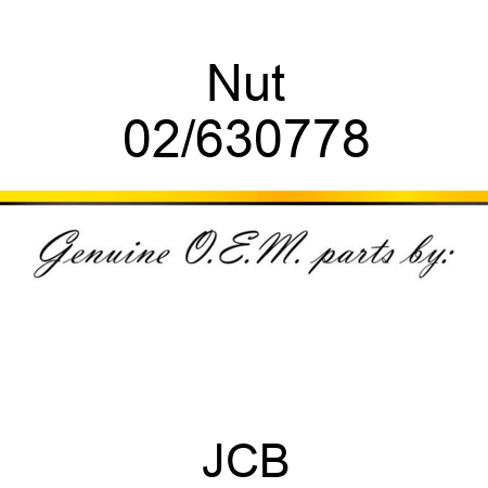 Nut 02/630778