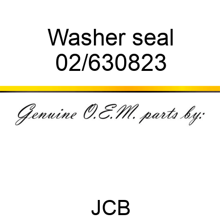 Washer, seal 02/630823