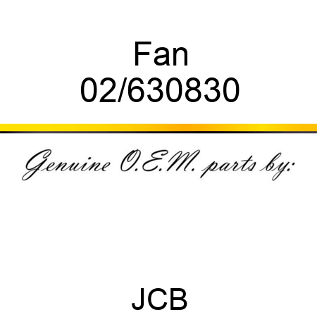 Fan 02/630830