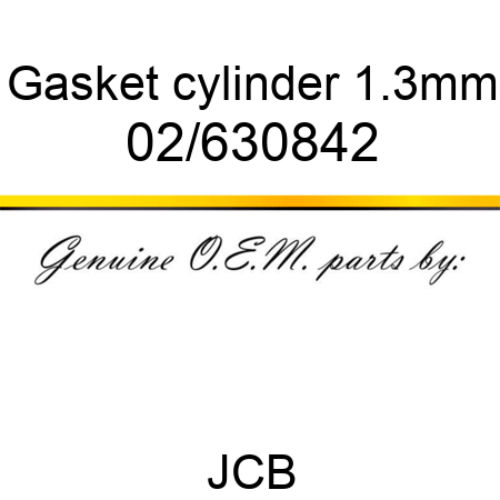 Gasket cylinder, 1.3mm 02/630842