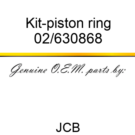 Kit-piston ring 02/630868