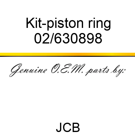 Kit-piston ring 02/630898