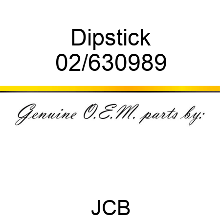 Dipstick 02/630989