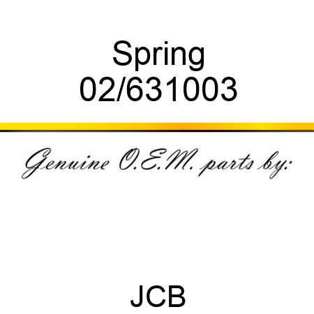 Spring 02/631003