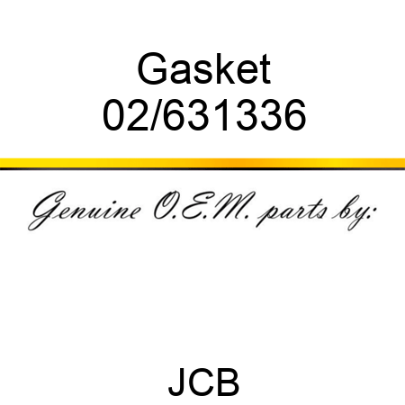 Gasket 02/631336
