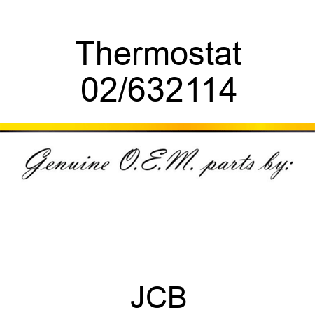 Thermostat 02/632114