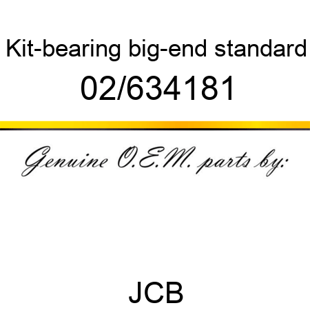 Kit-bearing, big-end, standard 02/634181