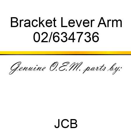 Bracket, Lever Arm 02/634736