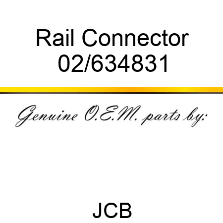 Rail, Connector 02/634831