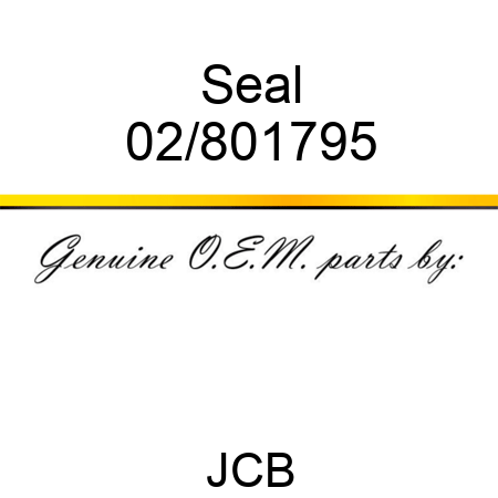 Seal 02/801795